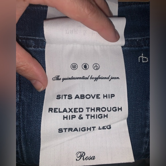 Rag & Bone Mid-rise boyfriend Jeans sz 28 - Picture 4 of 5